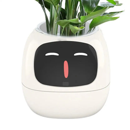 Smart Flower Pot Intelligent Flower Pot Adorable Plant Companion for Indoor Decoration Make Raising Plants Easy and Fun Plant