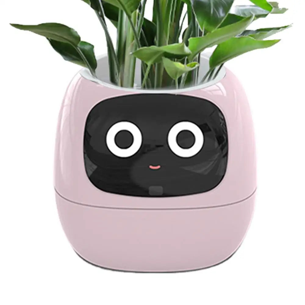 Smart Flower Pot Intelligent Flower Pot Adorable Plant Companion for Indoor Decoration Make Raising Plants Easy and Fun Plant